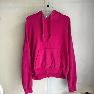 PAM & GELA Hot Pink Sweatshirt Size M
